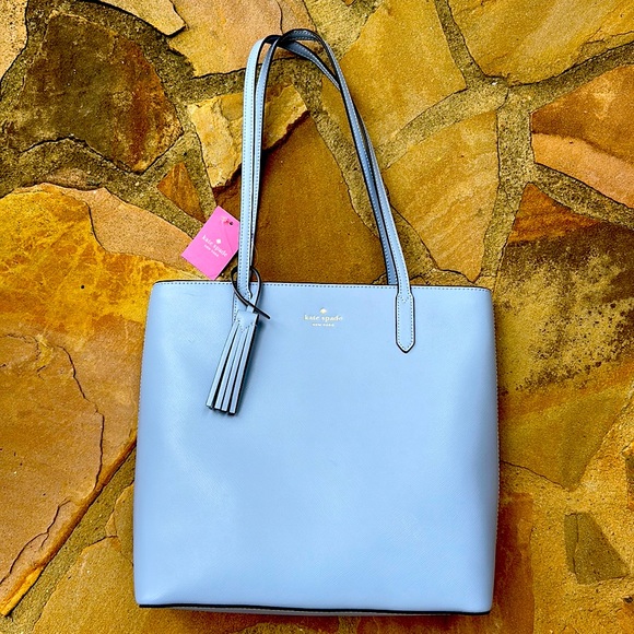 kate spade Handbags - Kate Spade Purse Jana Tote periwinkle blue leather NWT style K8150